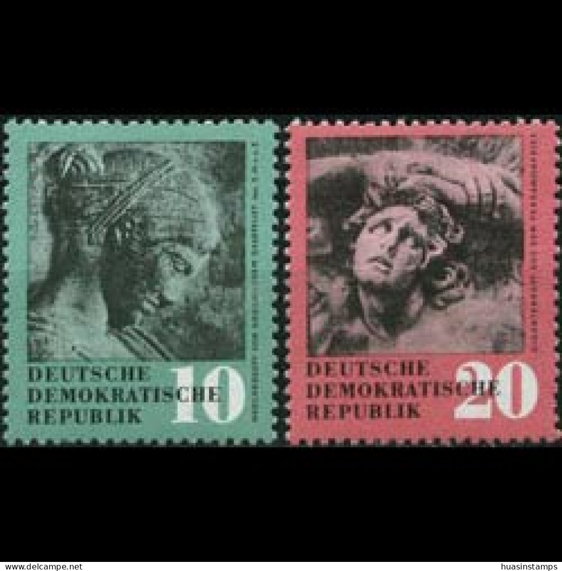 DDR 1958 - Scott# 412-3 Art Treasures Set Of 2 MNH - Ungebraucht