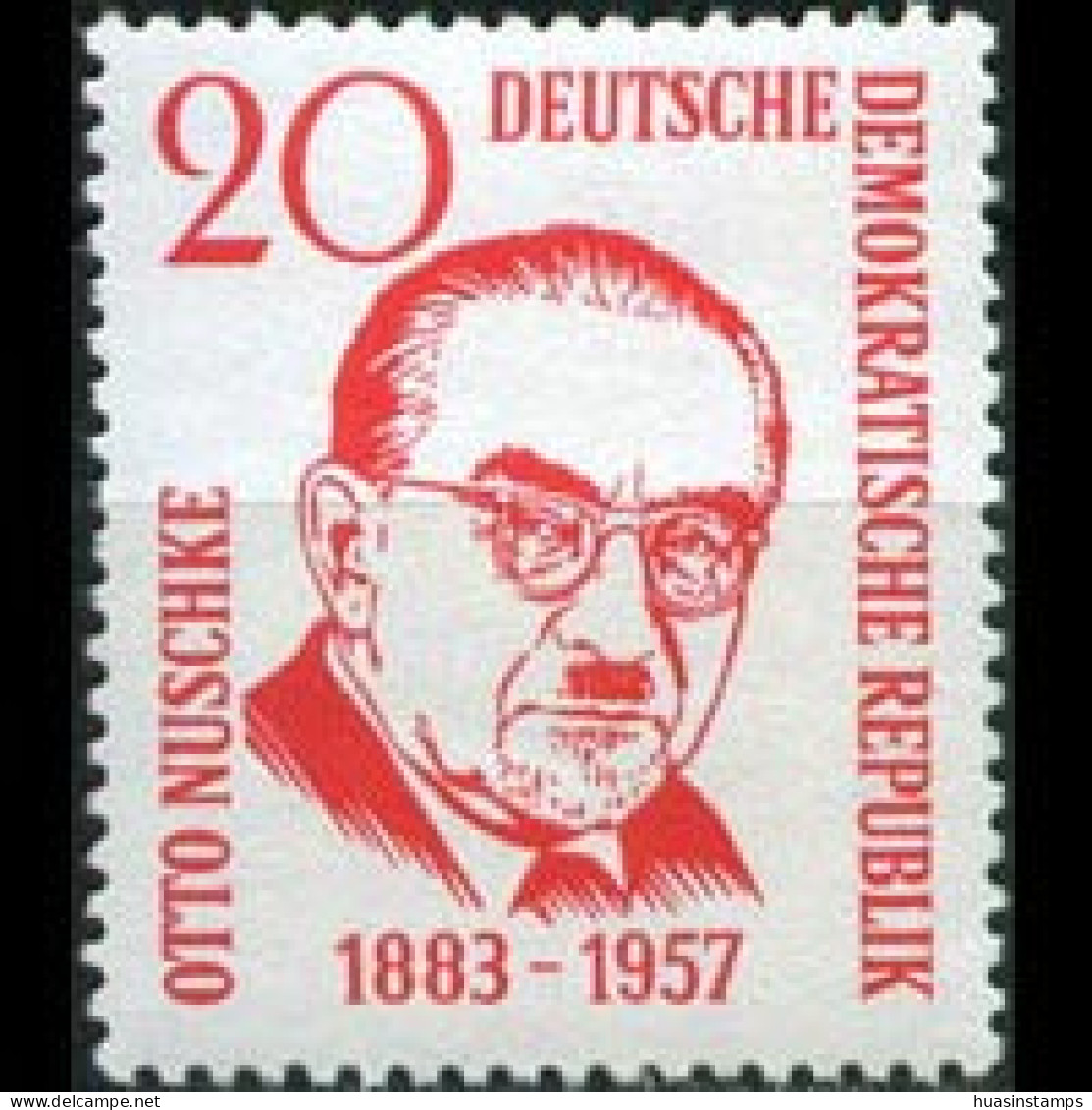 DDR 1958 - Scott# 417 Pres.Nuschke Set Of 1 MNH - Ungebraucht