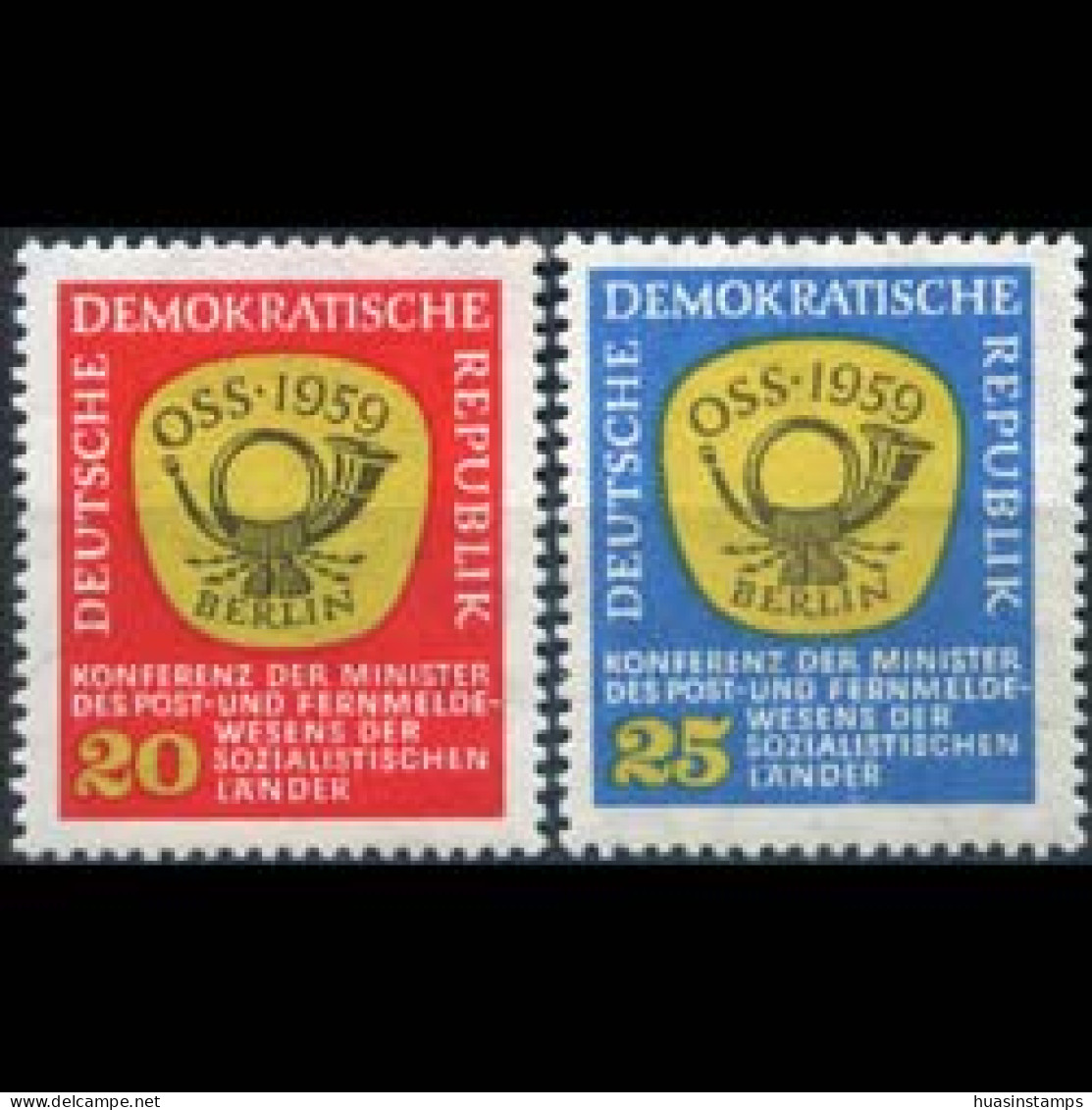 DDR 1959 - Scott# 432-3 Postal Conf. Set Of 2 MNH - Ungebraucht