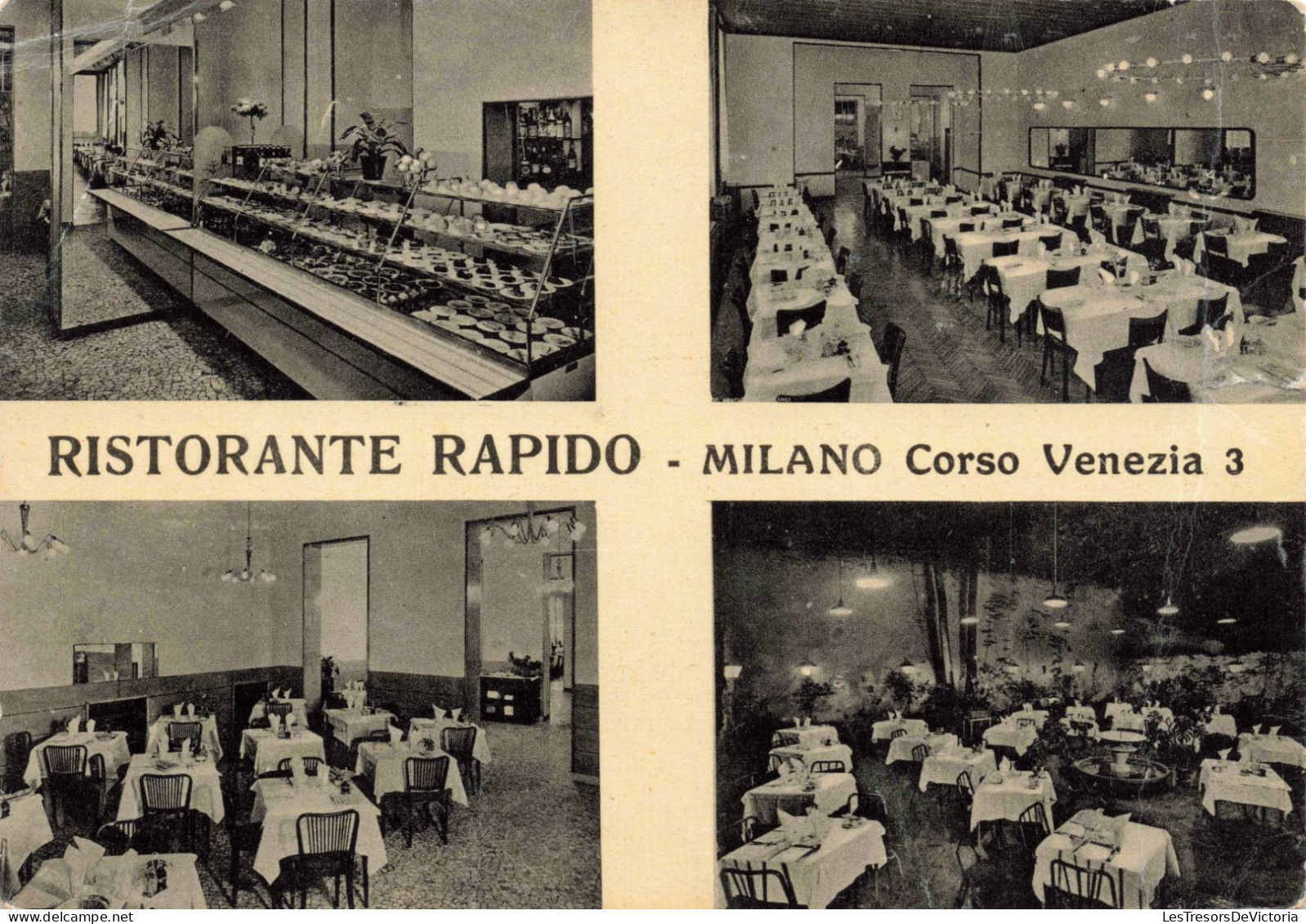 ITALIE - Ristorante Rapido - Milano Corso Venezia - Carte Postale Ancienne - Milano (Mailand)