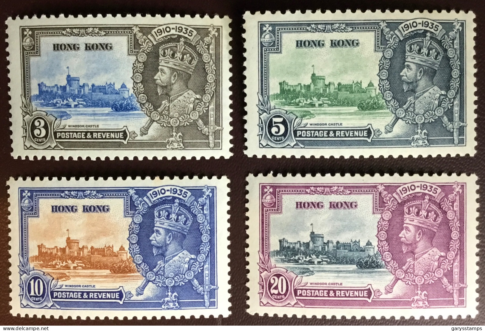 Hong Kong 1935 Silver Jubilee MNH - Unused Stamps