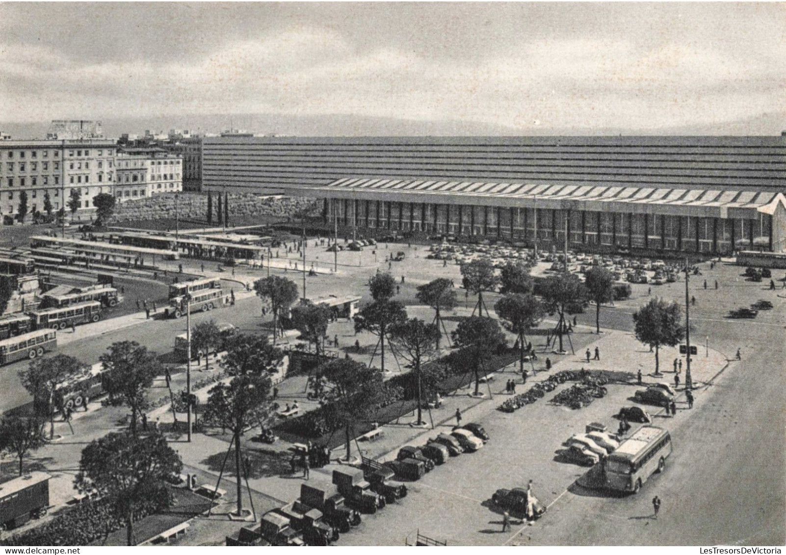 ITALIE - Roma - Place De La Gare Termini - Carte Postale Ancienne - Orte & Plätze