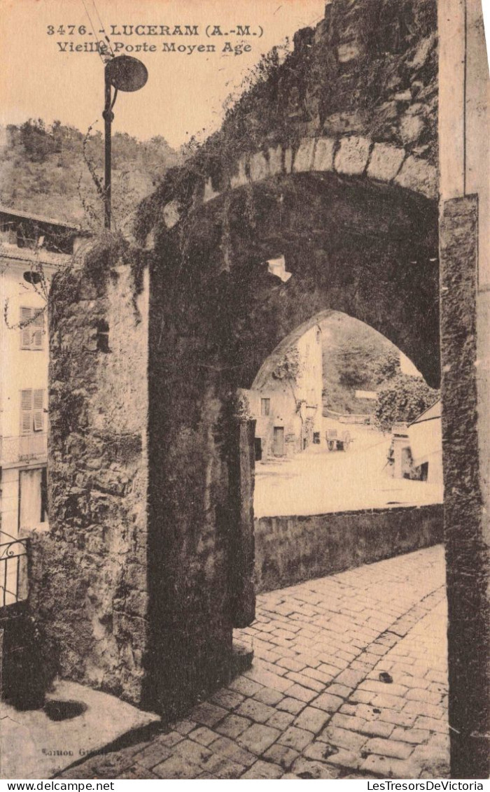 FRANCE - Lucéram - Vieille Porte Moyen âge - Carte Postale Ancienne - Lucéram