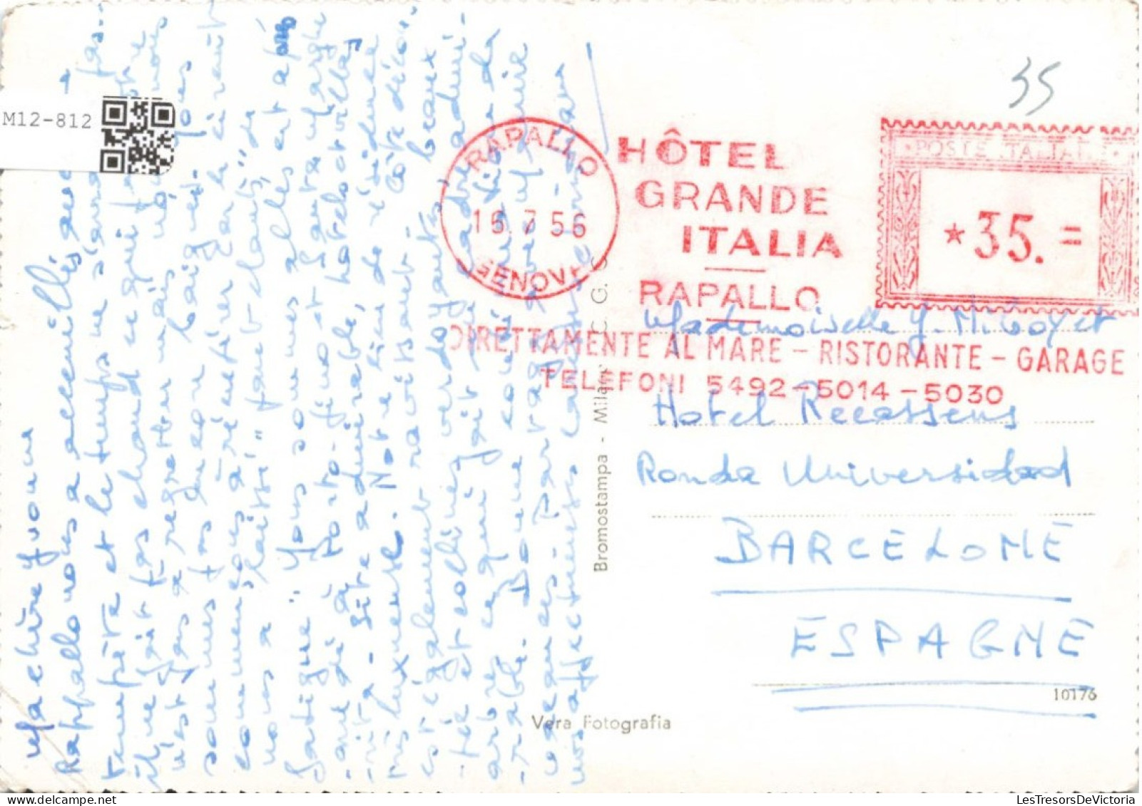 ITALIE - Golfo Paradiso - S Fruttuoso Di Camogli - Incanto - Carte Postale Ancienne - Genova (Genoa)