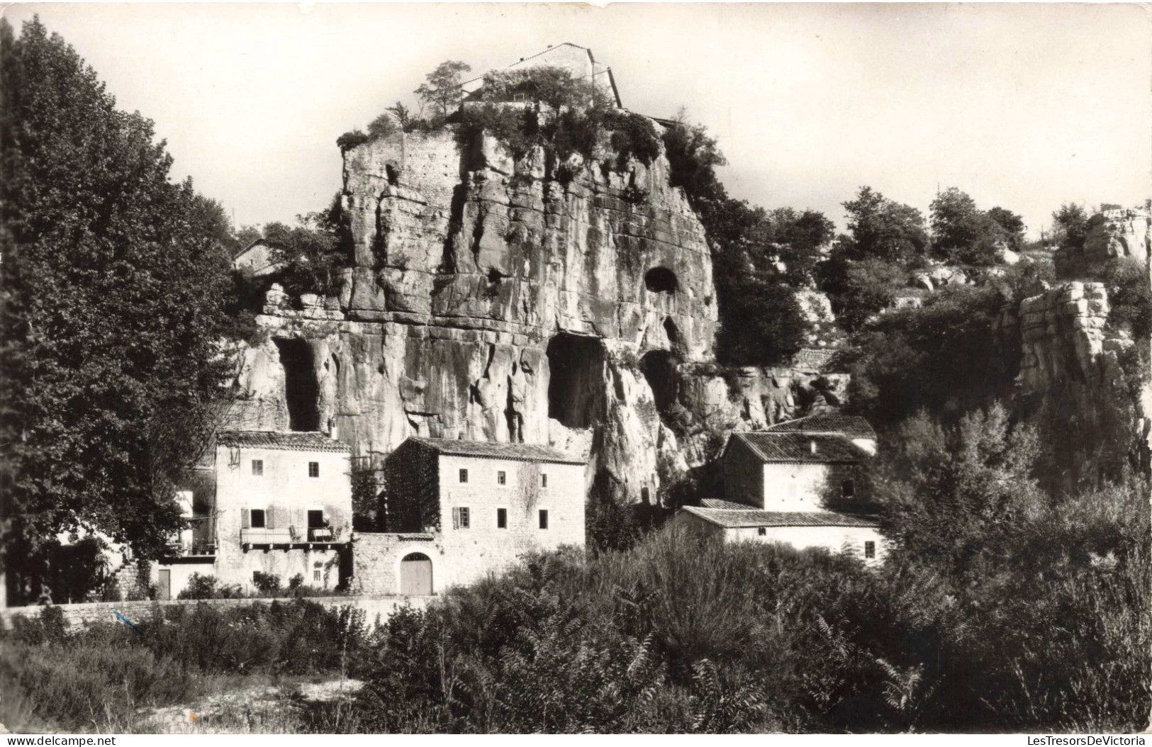 PHOTOGRAPHIE - Environs De Ruoms - Le Pittoresque Village De Labeaume - Carte Postale Ancienne - Photographie