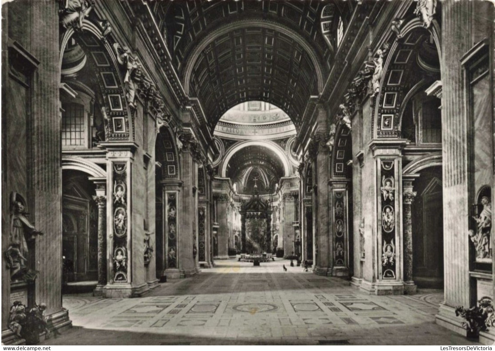 ITALIE - Roma - Interno Basilica Di S Pietro - Carte Postale Ancienne - Andere Monumente & Gebäude