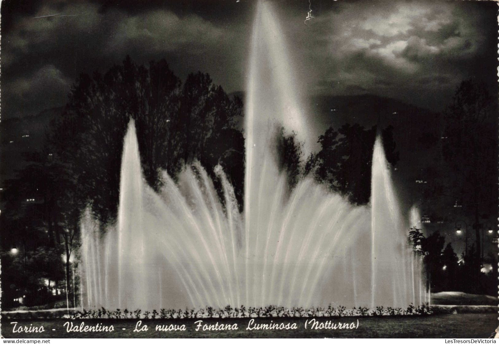 ITALIE - Torino - Valentino - La Nuova Fontana Luminosa (Notturno) - Carte Postale Ancienne - Other Monuments & Buildings