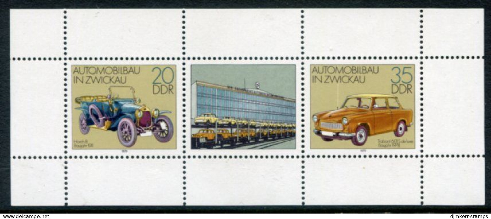 DDR / E. GERMANY 1979 Motor Car Industry MNH / **.  Michel  2412-13 Kb - Unused Stamps