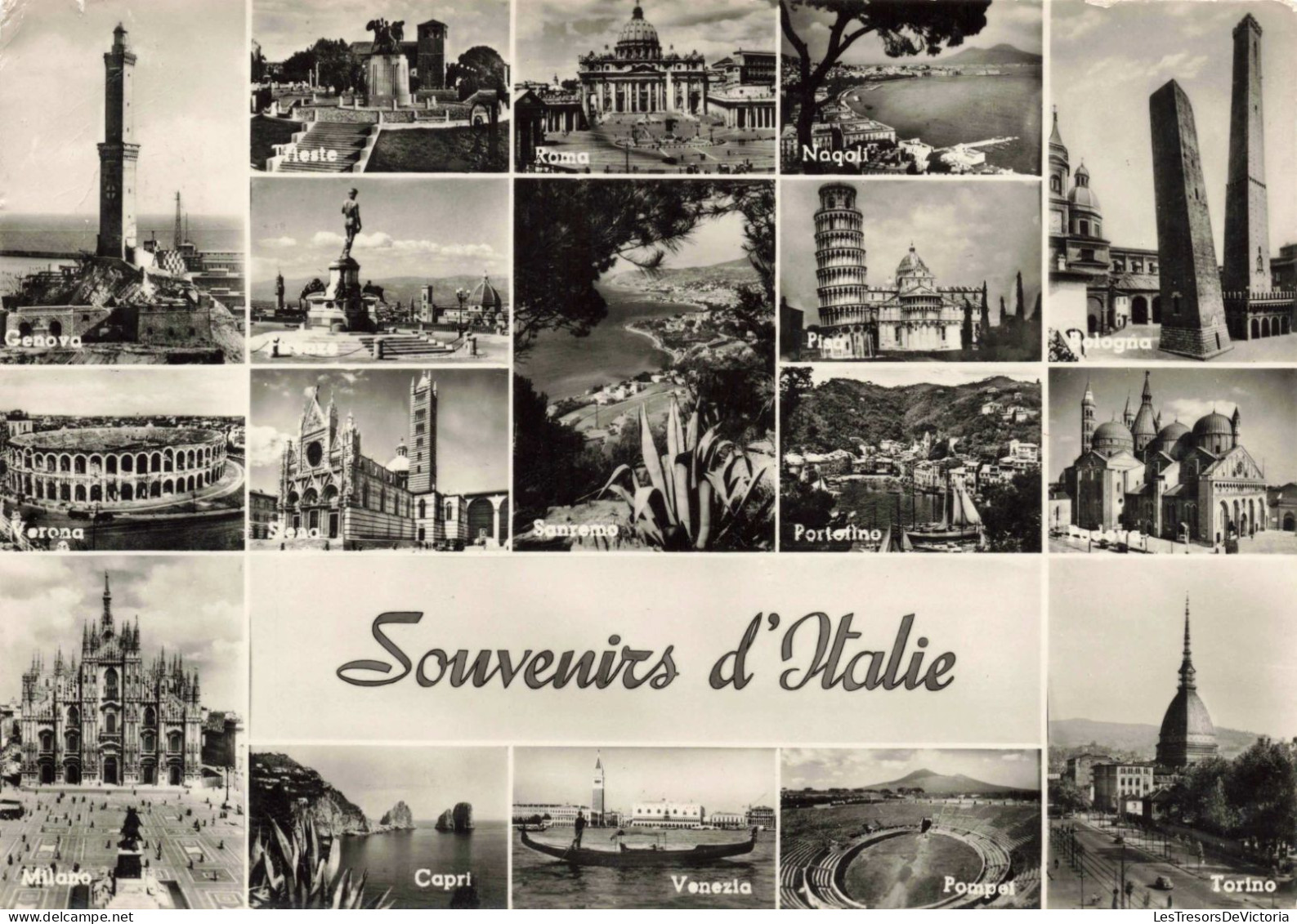 ITALIE - Souvenir D'Italie - Carte Postale Ancienne - Otros & Sin Clasificación