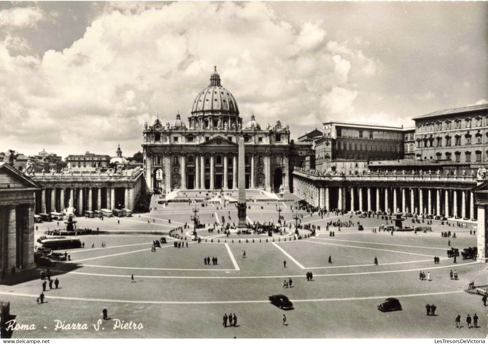 ITALIE - Rome - Saint Pierre - Animé - Carte Postale Ancienne - San Pietro