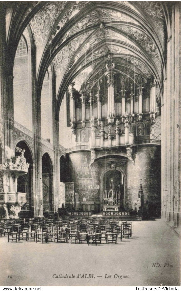 FRANCE - Albi - Cathédrale D'Albi - Les Orgues  - Carte Postale Ancienne - Albi