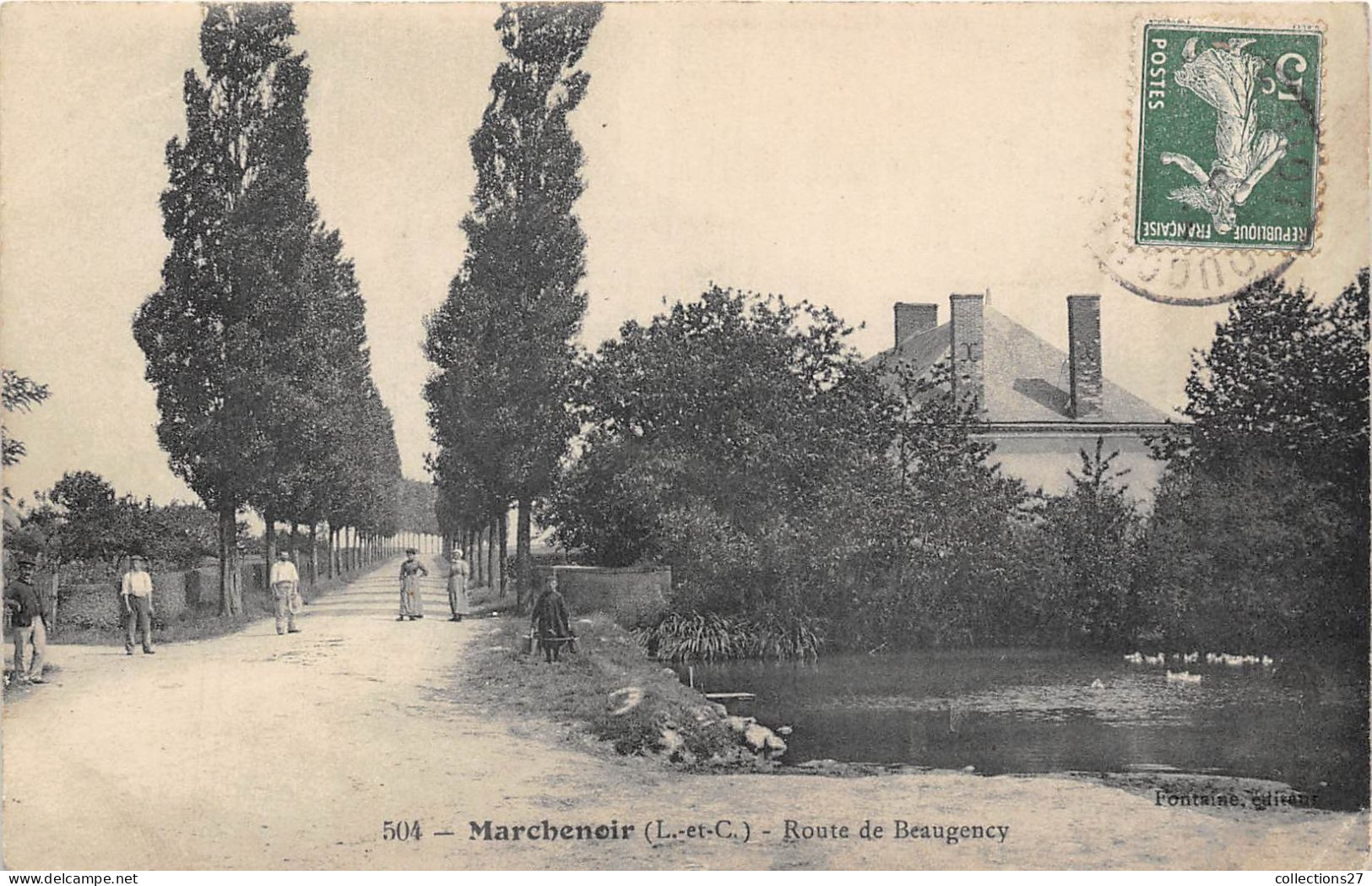 41-MARCHENOIR- ROUTE DE BEAUGENCY - Marchenoir
