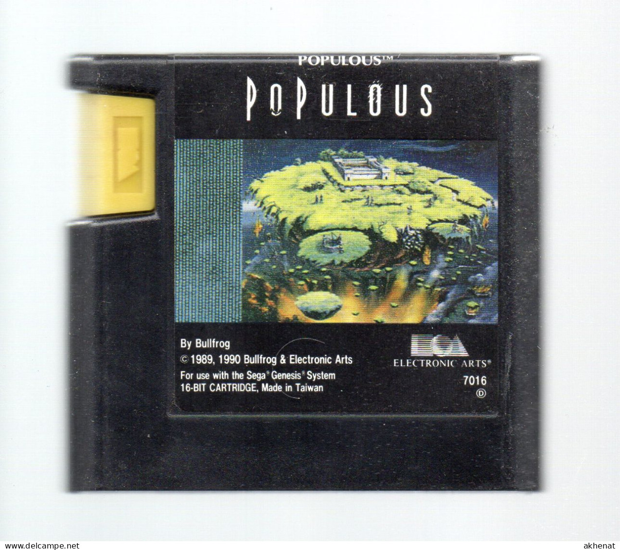 SEGA MEGA DRIVE  "POPULOUS" - Electronic Arts Usato - Megadrive