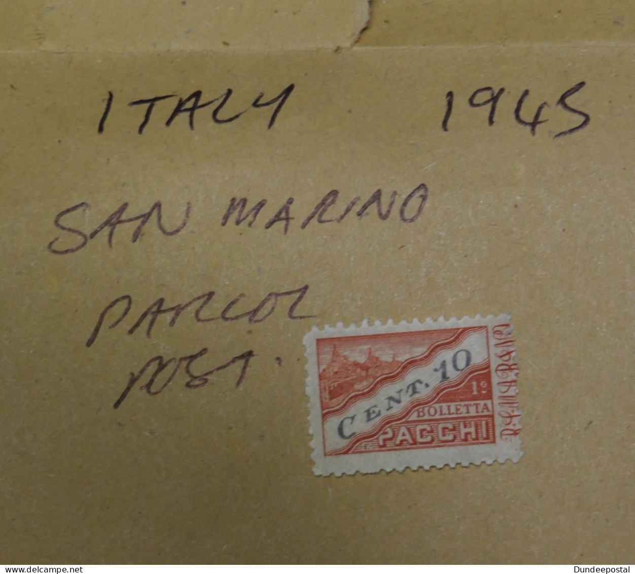 ITALY  STAMPS  San Marino Parcel Post 1945 ~~L@@K~~ - Paquetes Postales