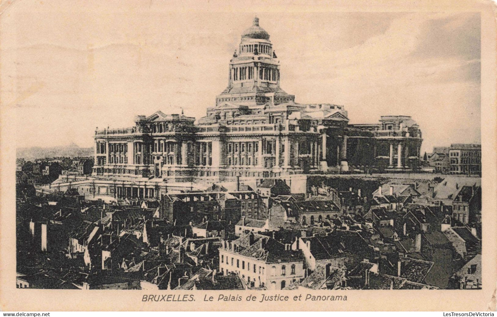 BELGIQUE - Bruxelles - Le Palais De Justice Et Panorama - Carte Postale Ancienne - Monuments, édifices