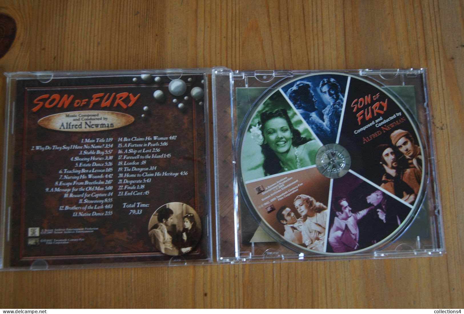 SON OF FURY ALFRED NEWMAN RARE CD AMERICAIN DU FILM 2005 VALEUR+ - Filmmusik