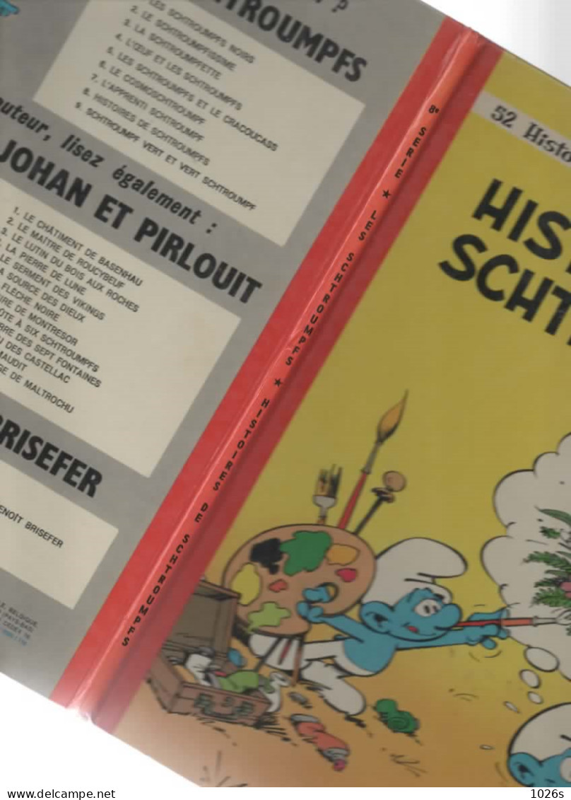 B.D.HISTOIRES DE SCHTROUMPFS - E.O. 1975 - Schtroumpfs, Les - Los Pitufos