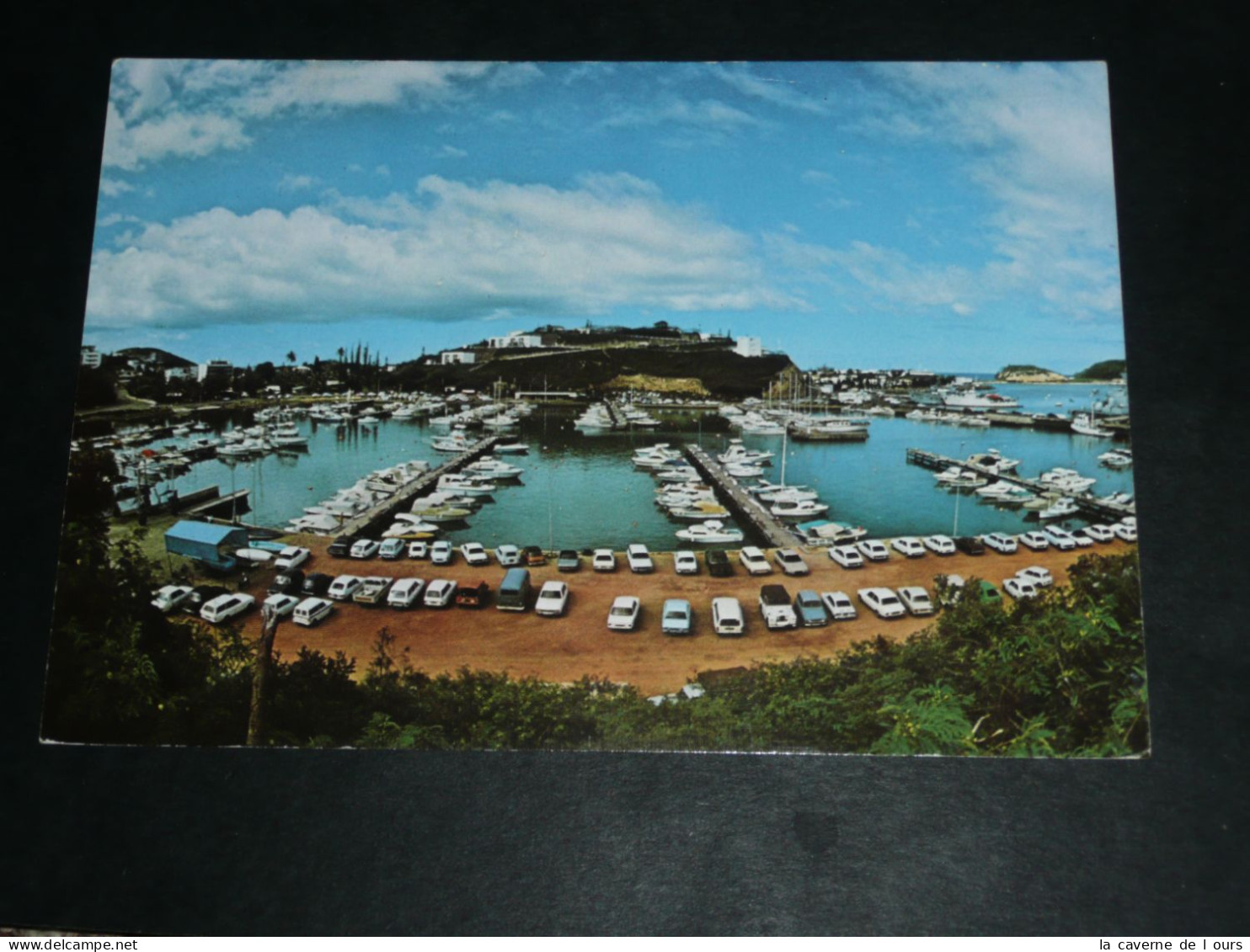 CPM, Carte Postale, Nouvelle Calédonie, Nouméa, Cercle Nautique, Autos Bateaux - Nouvelle Calédonie