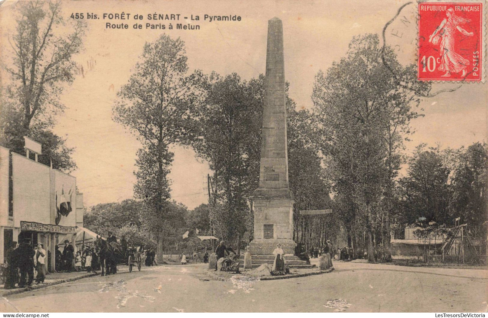 FRANCE - Sénart  - Forêt De Sénart - La Pyramide - Route De Paris à Melun - Carte Postale Ancienne - Sénart