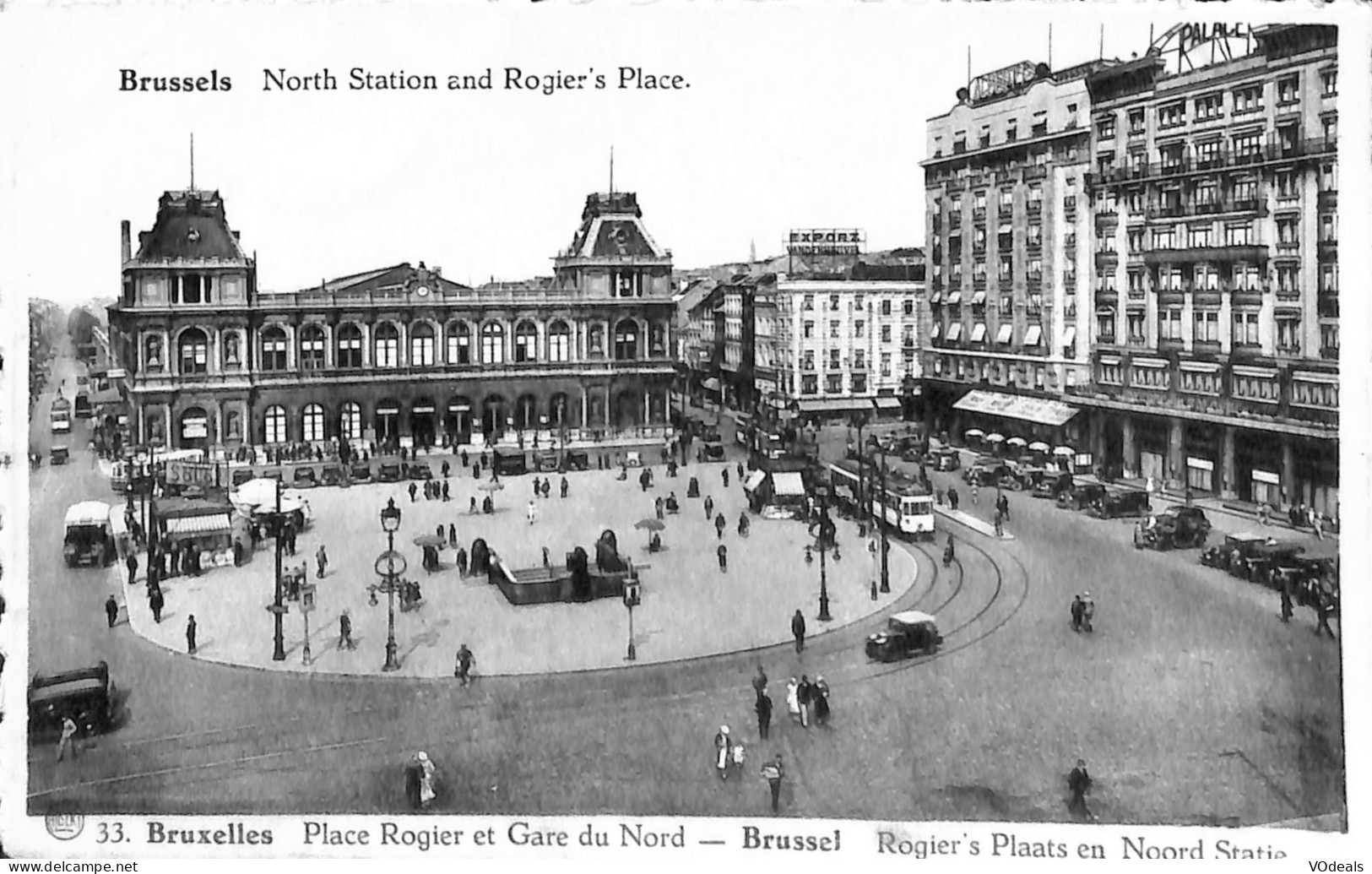 Belgique - Bruxelles - Place Rogier Et Gare Du Nord - Places, Squares