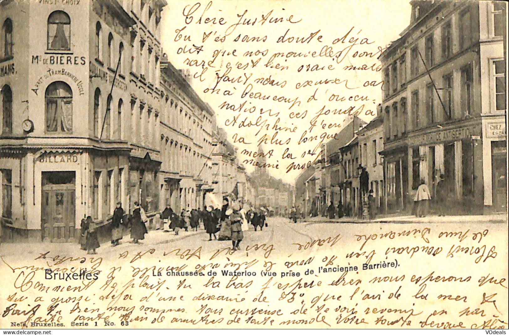 Belgique - Bruxelles - La Chaussée De Waterloo - Lanen, Boulevards