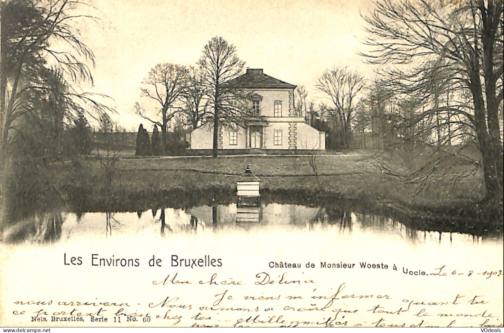 Belgique - Bruxelles - Château De Monsieur Woeste à Uccle - Ukkel - Uccle