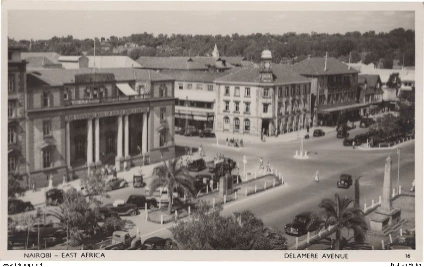 Nairobi Delamere Avenue African Real Photo Postcard - Kenya