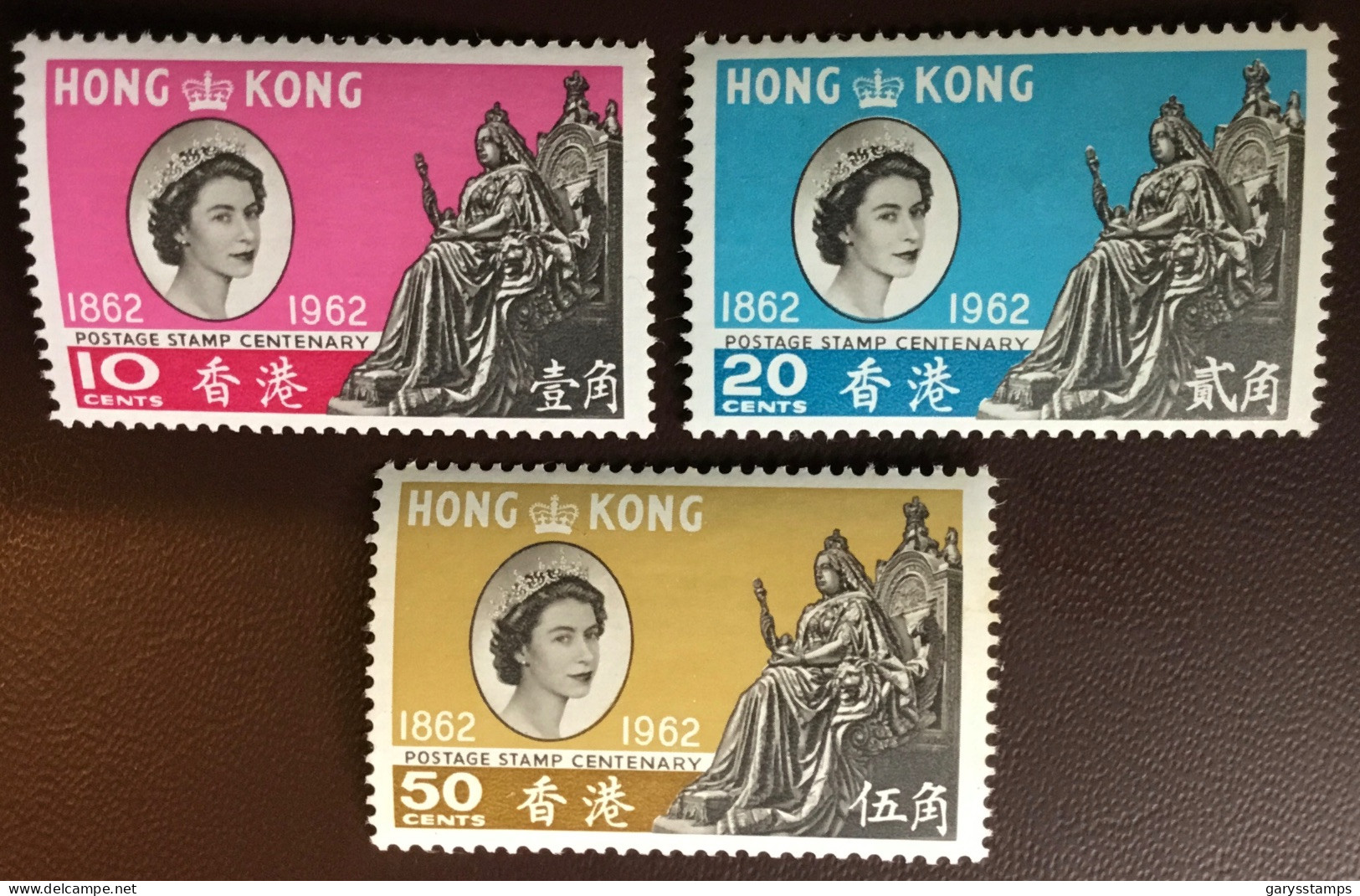 Hong Kong 1962 Stamp Centenary MNH - Unused Stamps