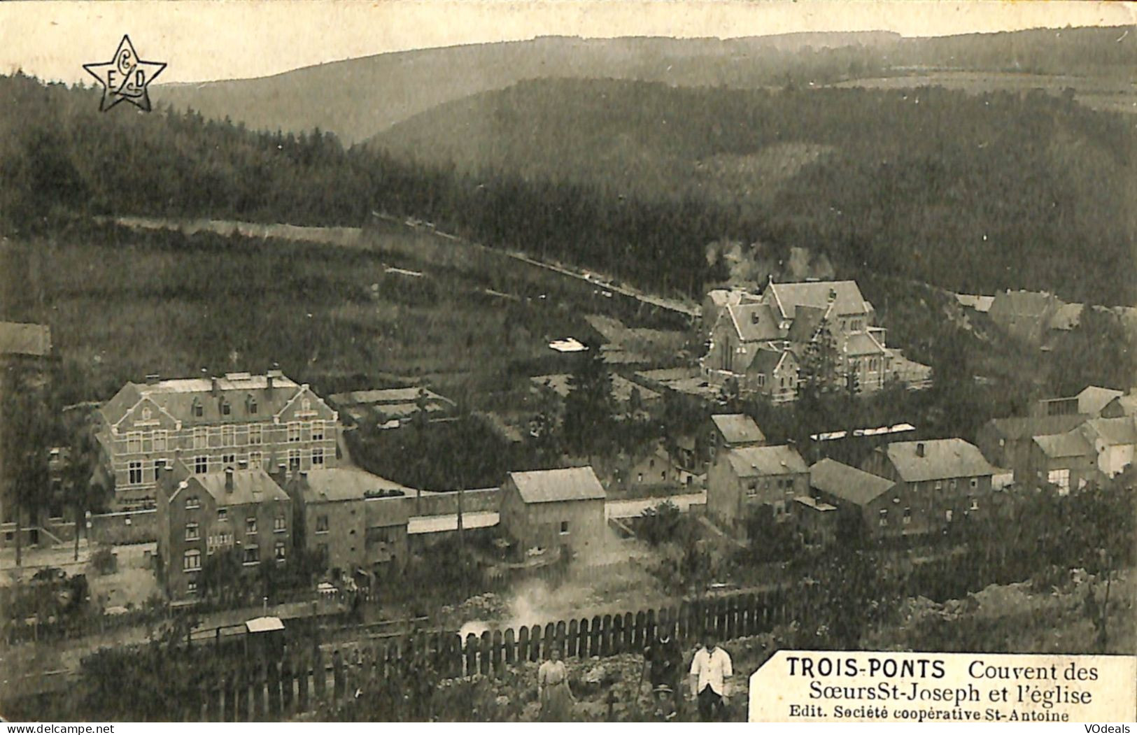 Belgique - Liège - Trois-Ponts - Couvent Des Soeurs Saint-Joseph Et L'Eglise - Trois-Ponts