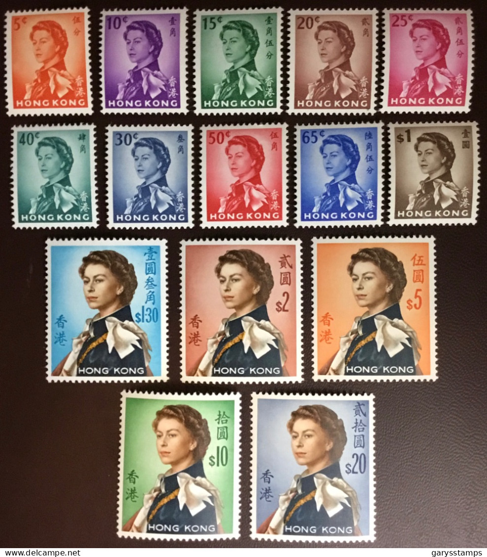 Hong Kong 1962 Definitives Set MNH - Ungebraucht