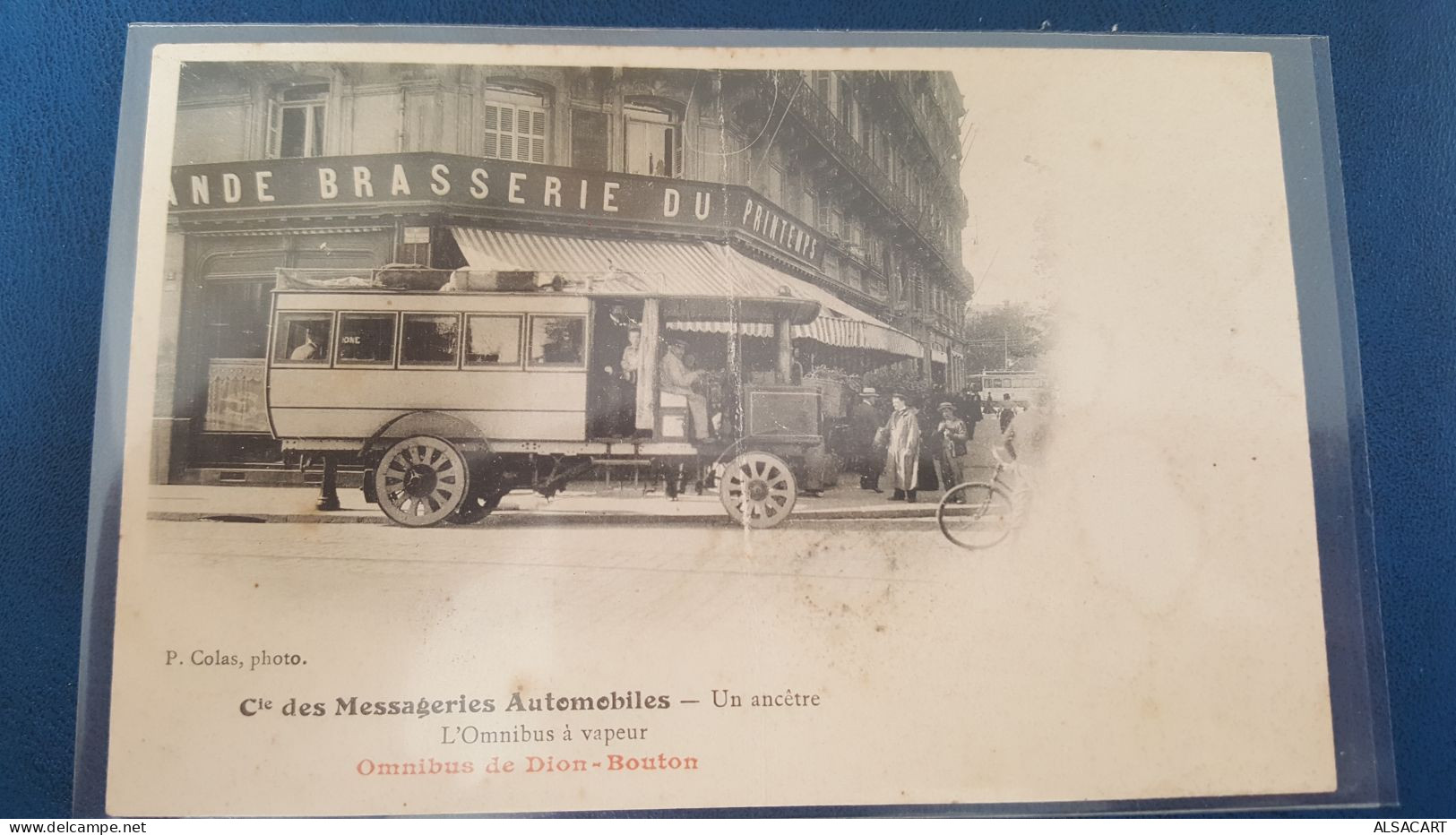 CIE Des Messageries Automobiles , L'omnibus à Vapeur , Dion Bouton - Bus & Autocars