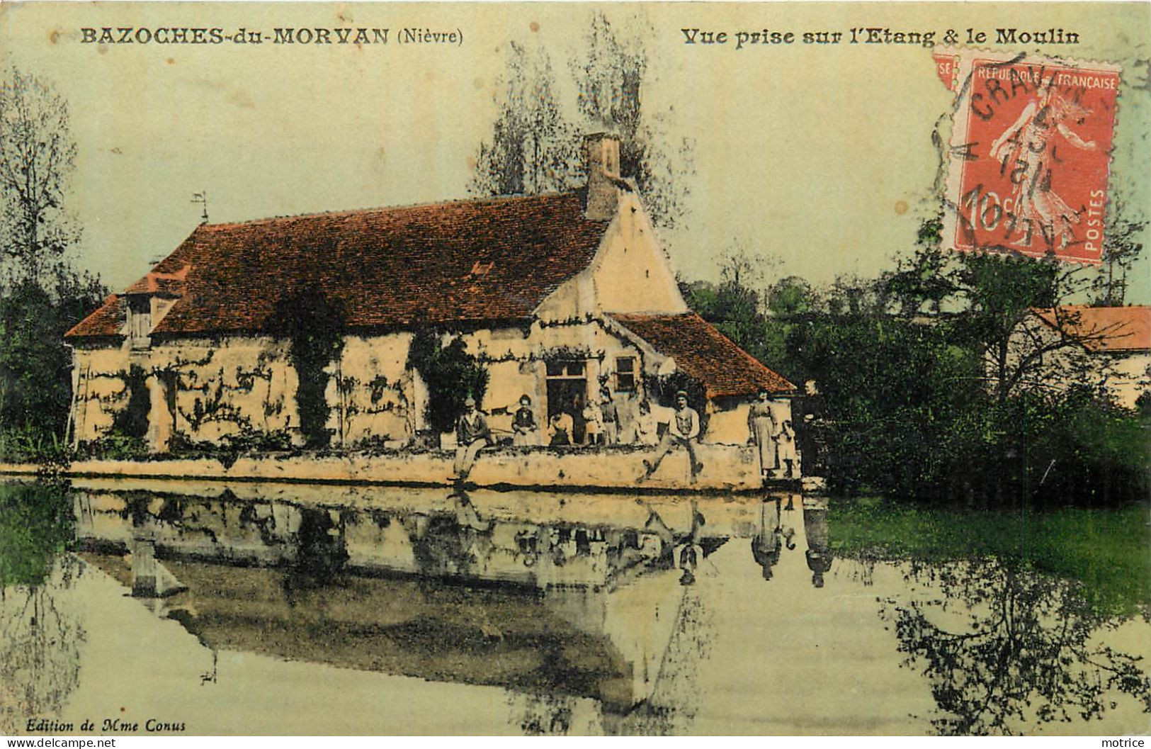 BAZOCHES DU MORVAN - Vue Prise Sur L'étang & Le Moulin. - Bazoches