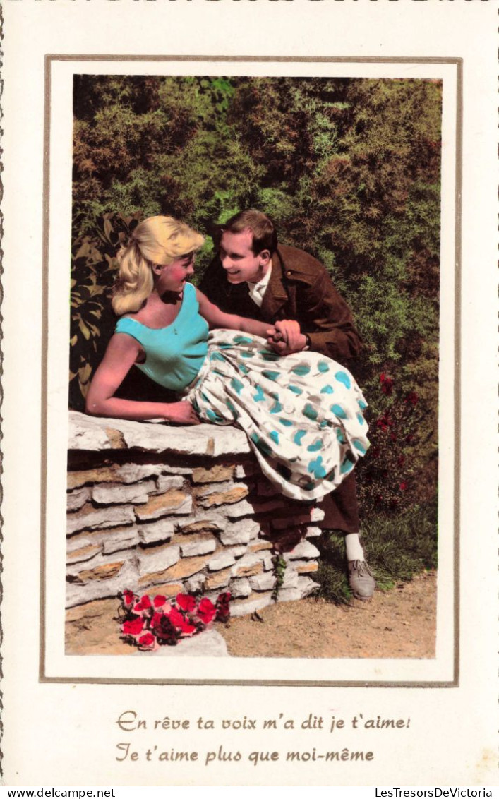 PHOTOGRAPHIE - Couple - Je T'aime Plus Que Moi-même - Colorisé - Carte Postale - Photographs