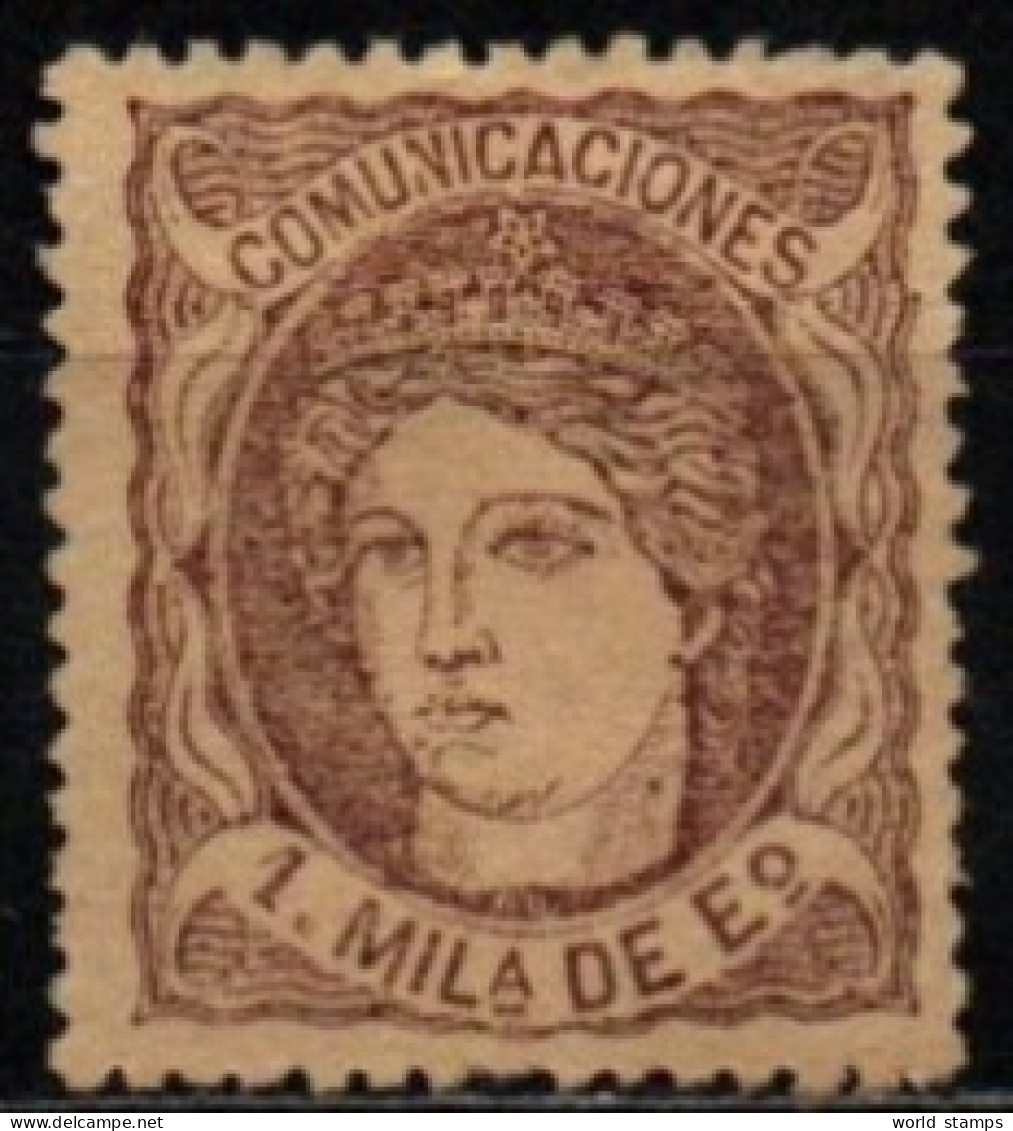 ESPAGNE 1870 SANS GOMME - Unused Stamps