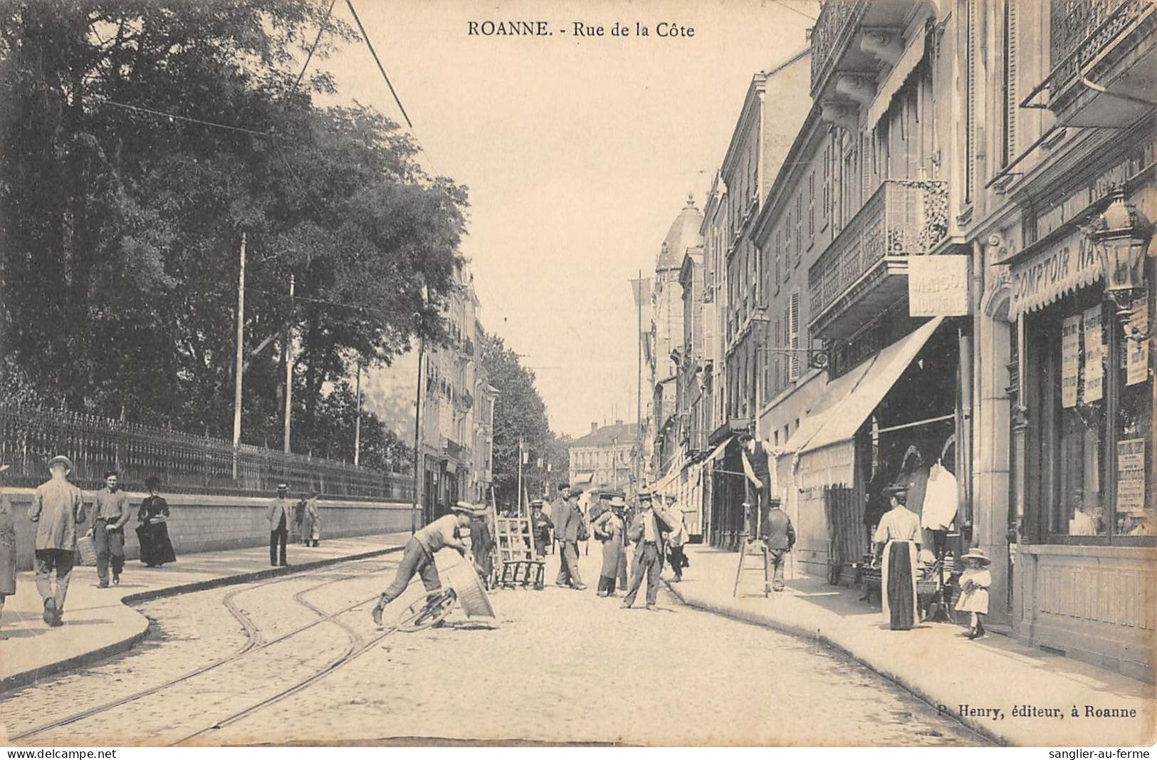 CPA 41 ROANNE / RUE DE LA COTE - Sonstige & Ohne Zuordnung