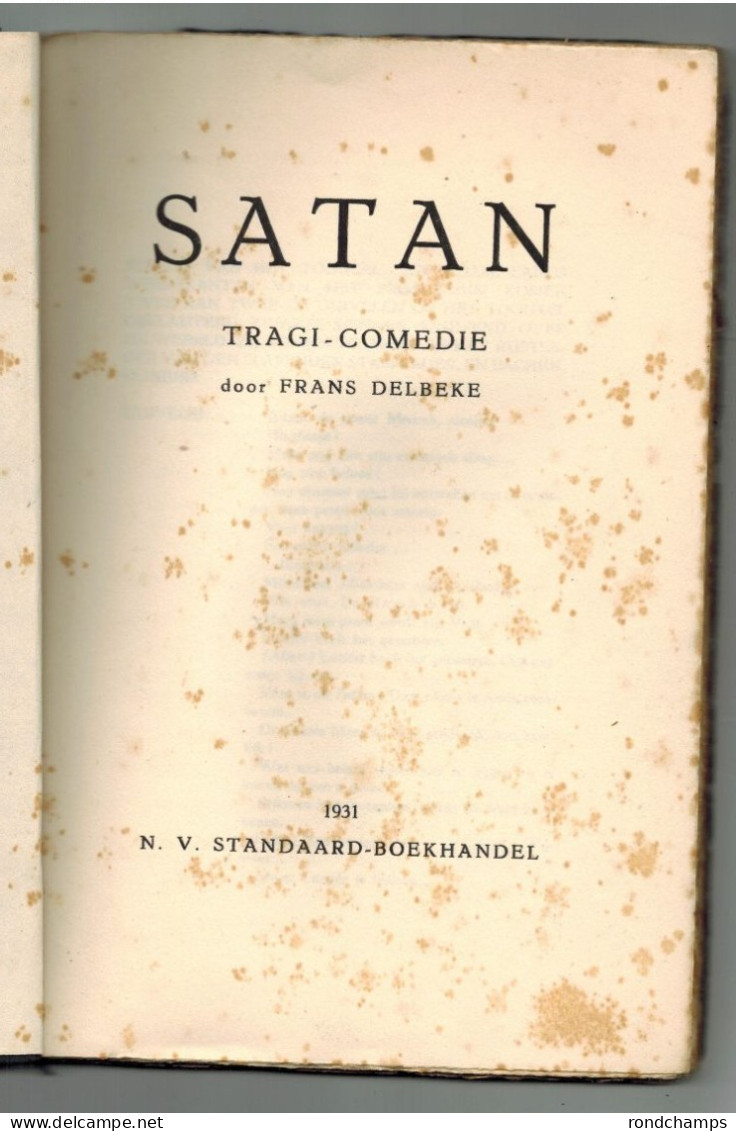 SATAN Par Frans Delbeke - Theater