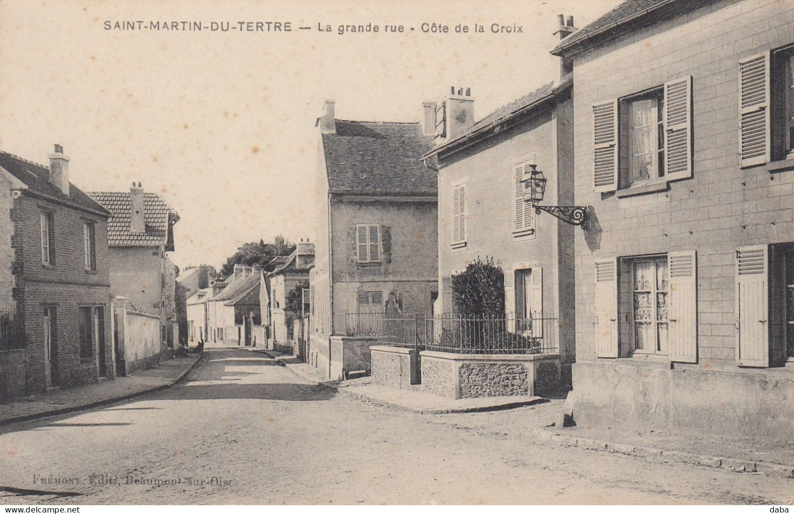 Saint-Martin-du-Tertre. La Grande Rue - Côte De La Croix - Saint-Martin-du-Tertre
