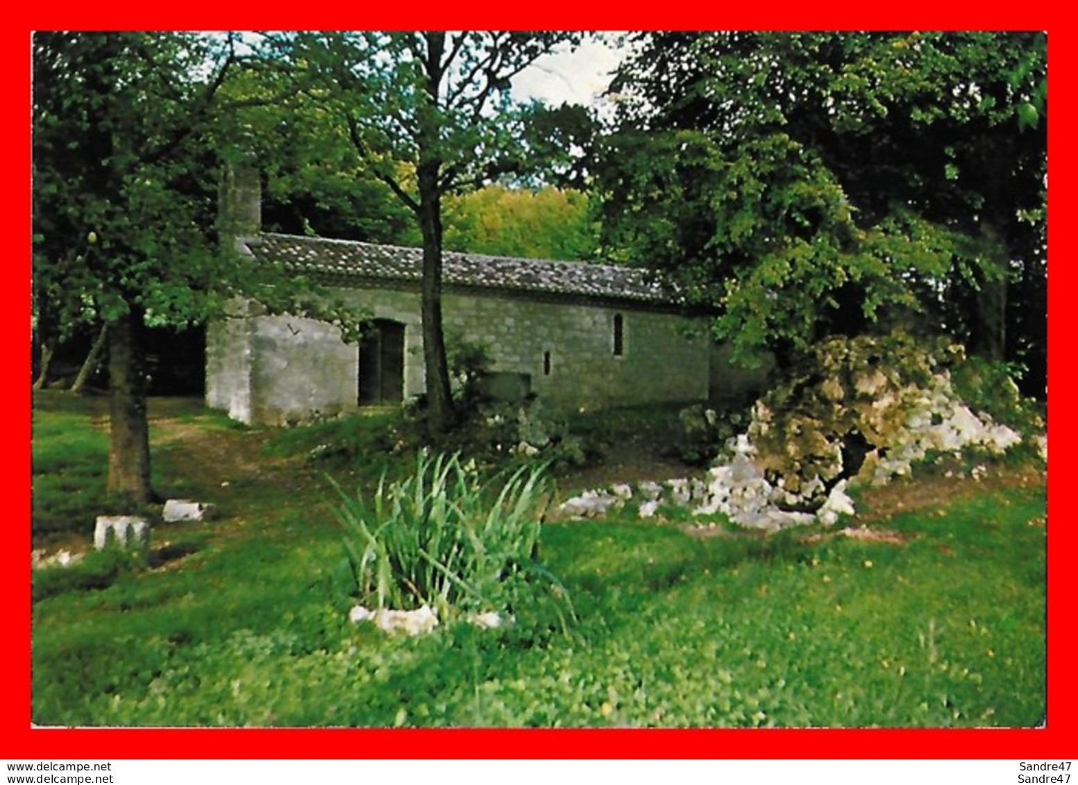 CPSM/gf (47) LAROQUE-TIMBAUT.  Chapelle Saint-Germain..*8602 - Laroque Timbault