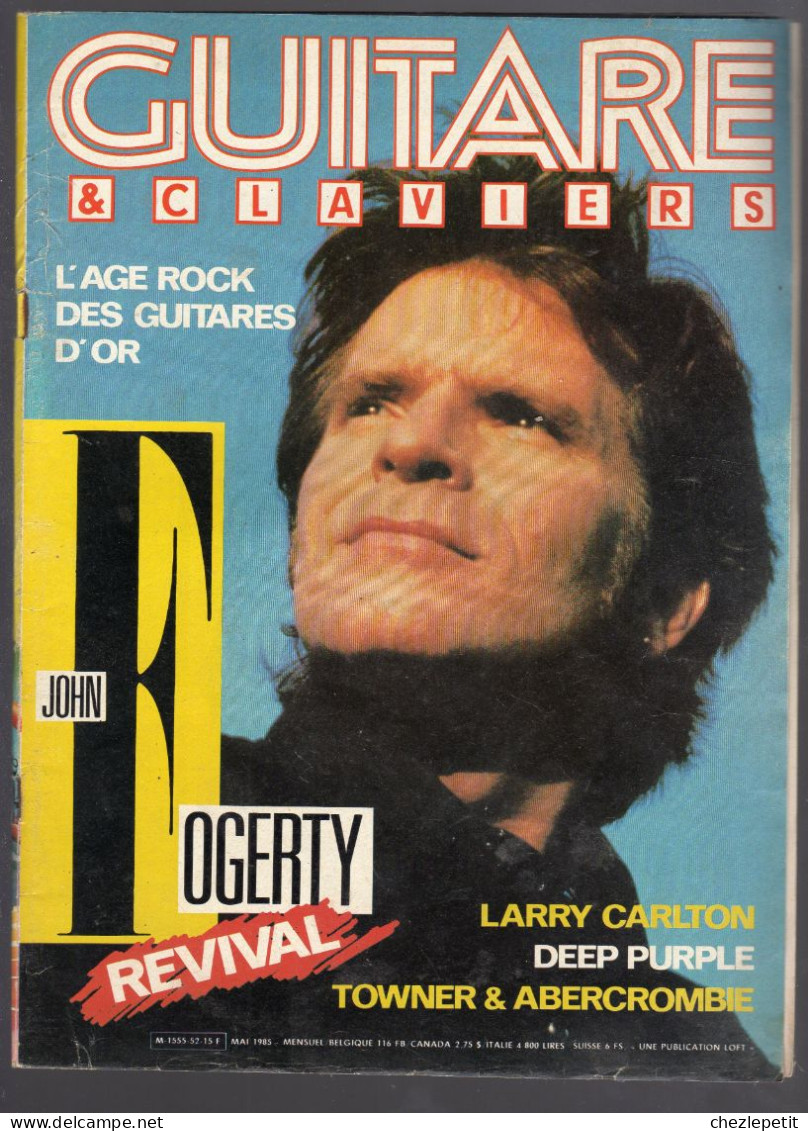 GUITARE & CLAVIERS 52 John Fogerty Larry Carlton Deep Purple Towner Abercrombie - Musique