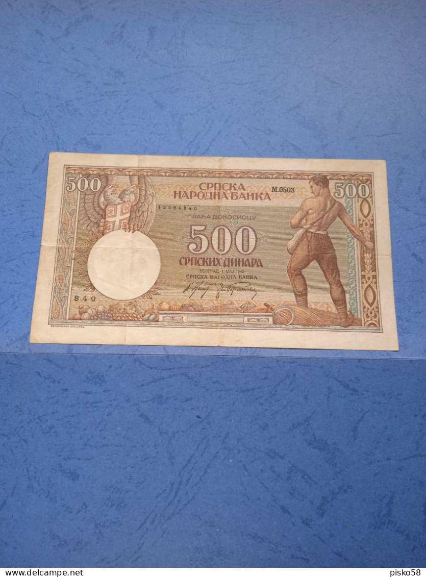 SERBIA-P31 500D 1.5.1942 - - Serbien