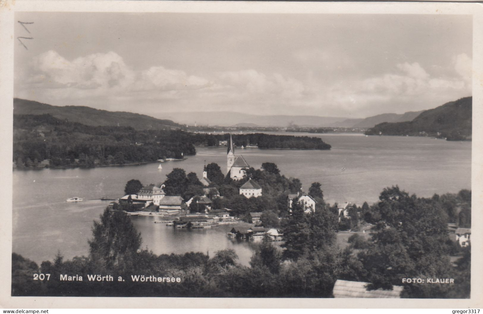 D5740) MARIA WÖRTH Am WÖRTHERSEE - Alte FOTO AK  Foto Klauer - Maria Wörth