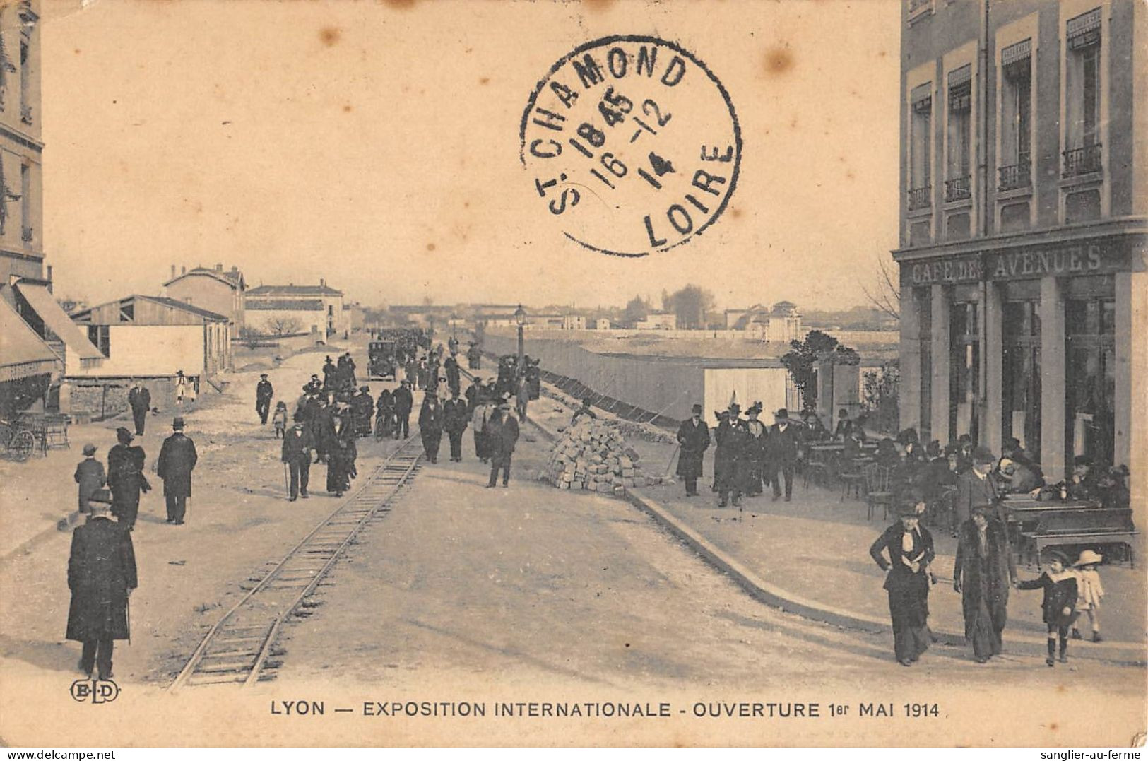 CPA 69 EXPOSITION INTERNATIONALE DE LYON / OUVERTURE 1ER MAI 1914 / Cliché Pas Courant - Altri & Non Classificati