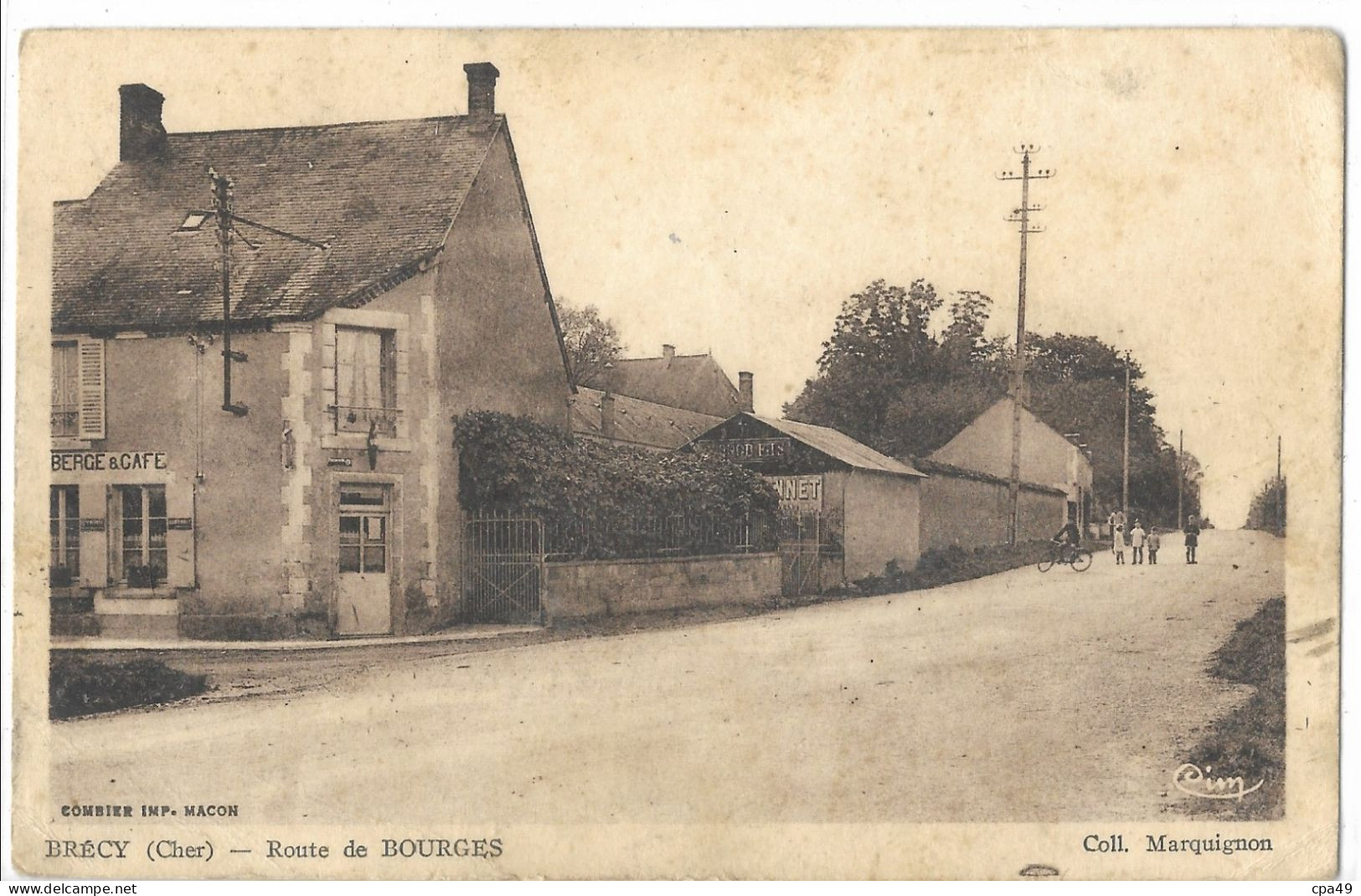 18    BRECY   ROUTE  DE   BOURGES - Otros & Sin Clasificación