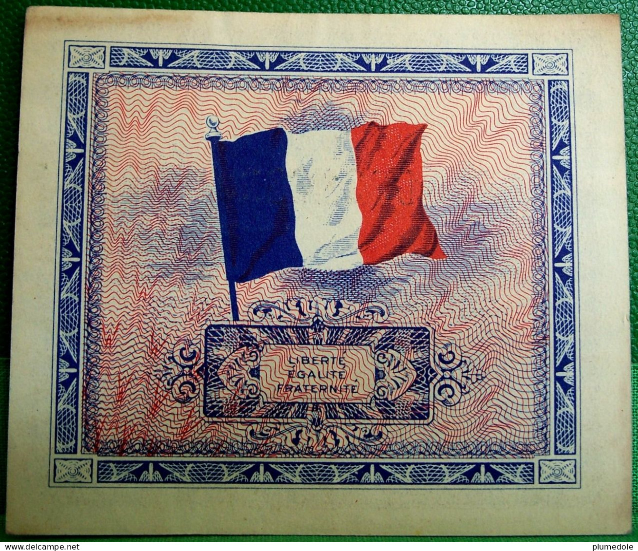 BILLET 5 Francs FRANCE 1944 DRAPEAU   French Banknote FRANCE  WW2 DEBARQUEMENT - 1944 Vlag/Frankrijk