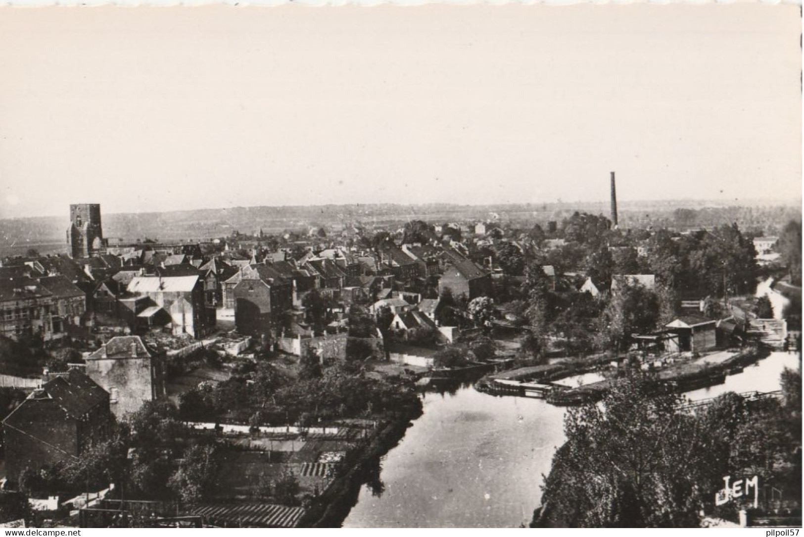 59 - BERLAIMONT - Vue Panoramique  (CPSM 9X14) - Berlaimont