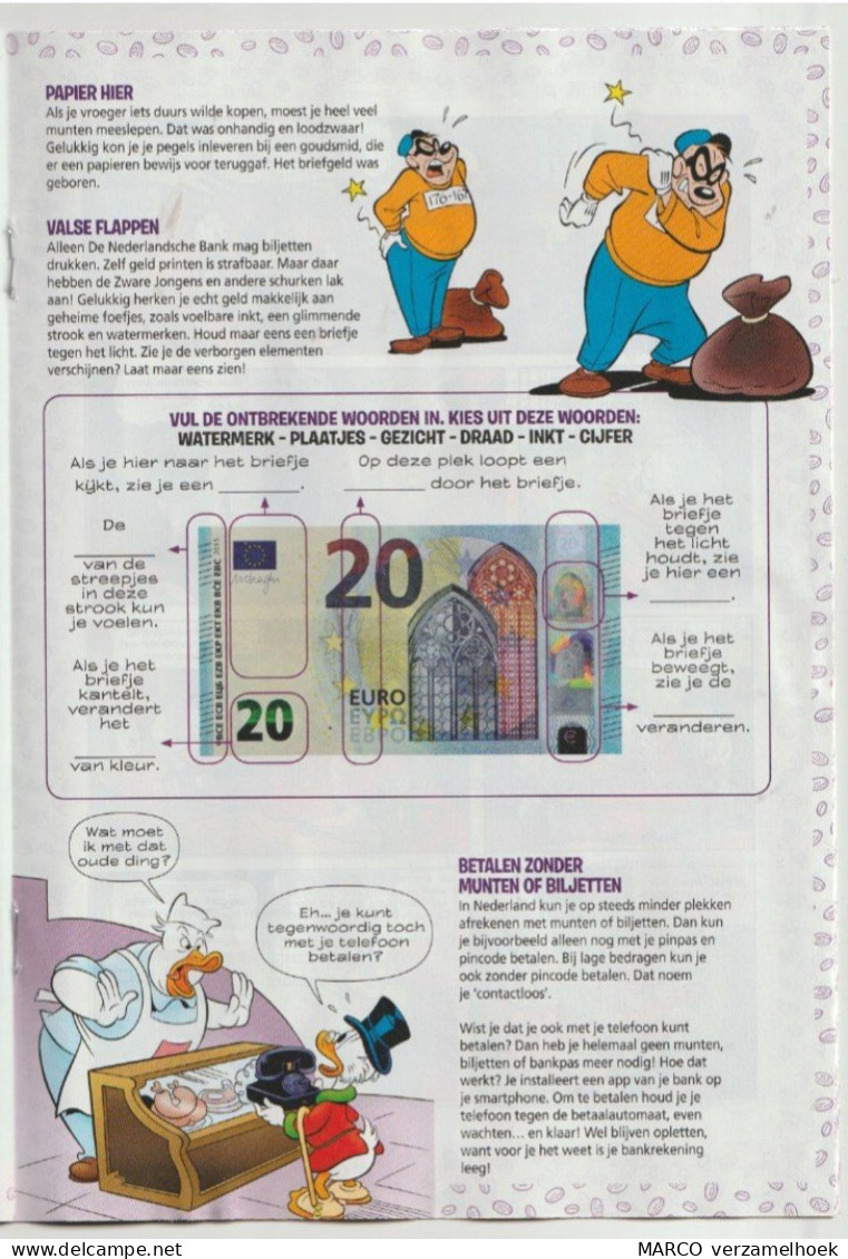 Strip Walt Disney's Dagobert Duck (NL) 2020 Speciale Editie Week Van Het Geld - Donald Duck