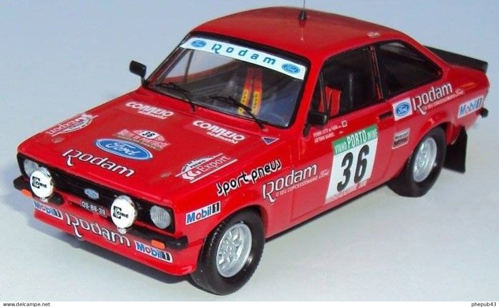 Ford Escort MK2 - Pedro Leite Faria/A. Manuel - 2nd Gr. 1 Rally Portugal 1985 #36 - Troféu - Trofeu