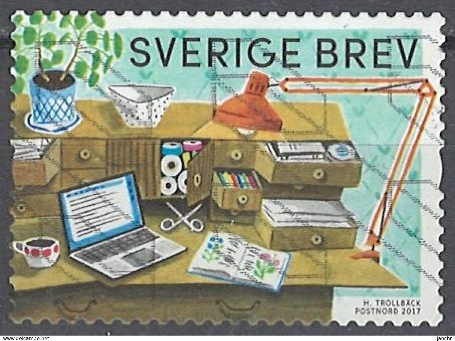 Sweden 2017. Mi.Nr. 3154, Used O - Usati