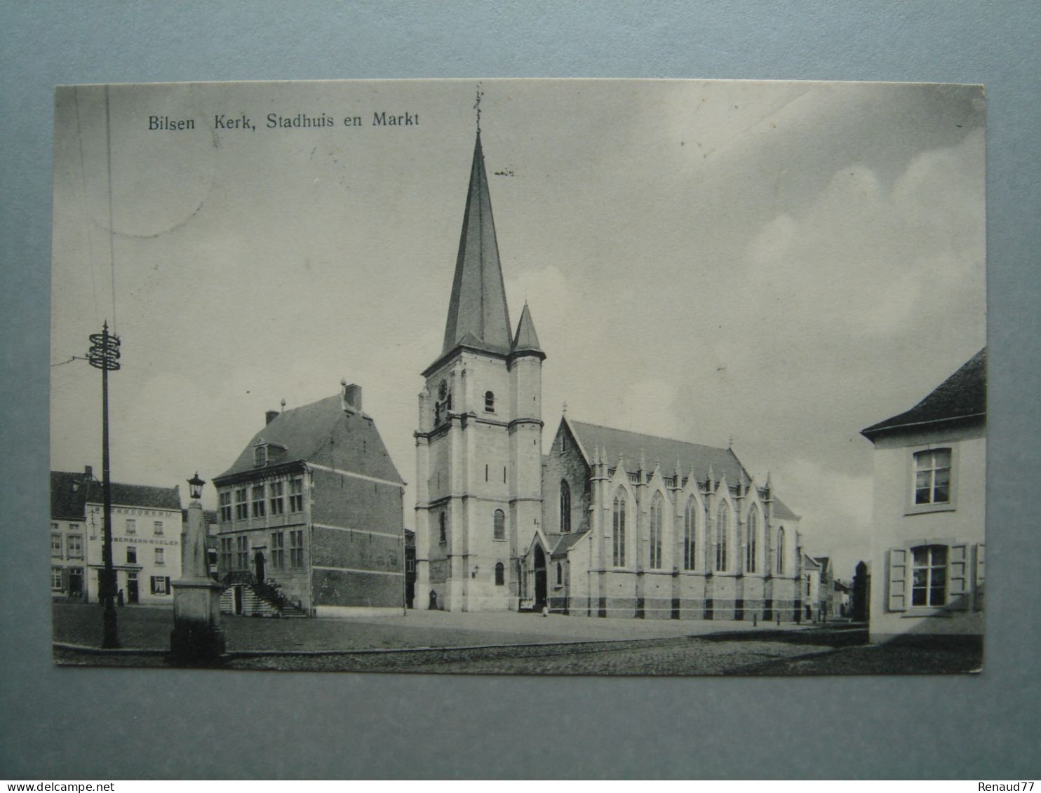 Bilsen - Kerk, Stadhuis En Markt - Bilzen