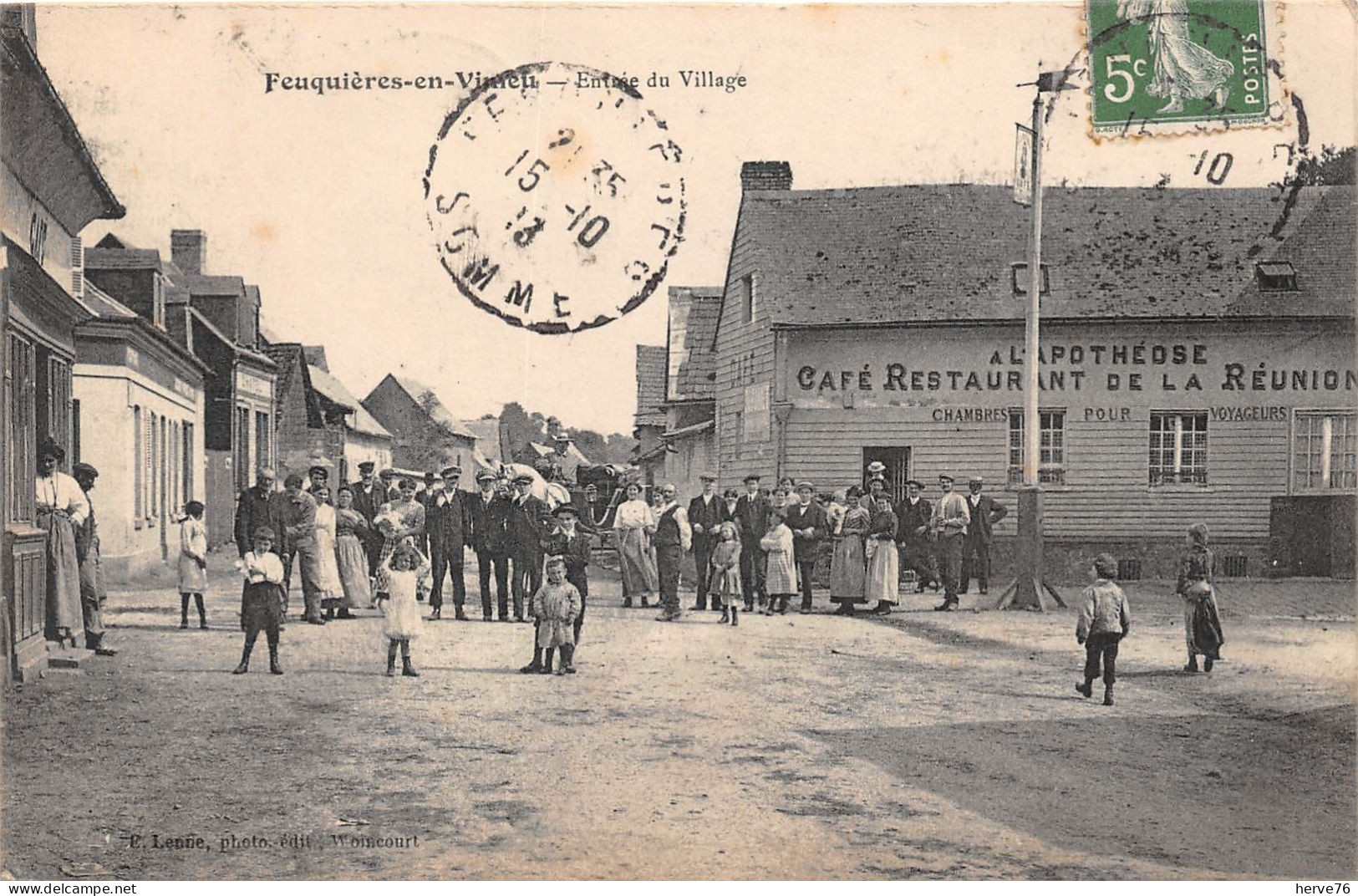 FEUQUIERES EN VIMEU - Entrée Du Village - Feuquieres En Vimeu